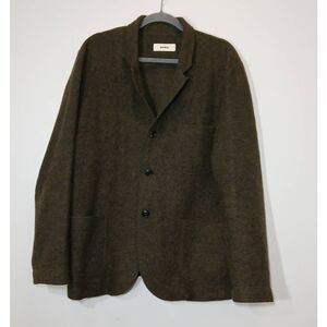 Buck mason womens xl chore coat blazer wool olive green jacket minimalist